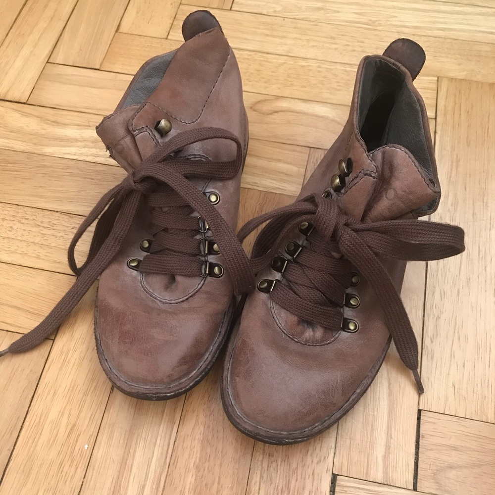 Leather Distressed Bootie size 6.5